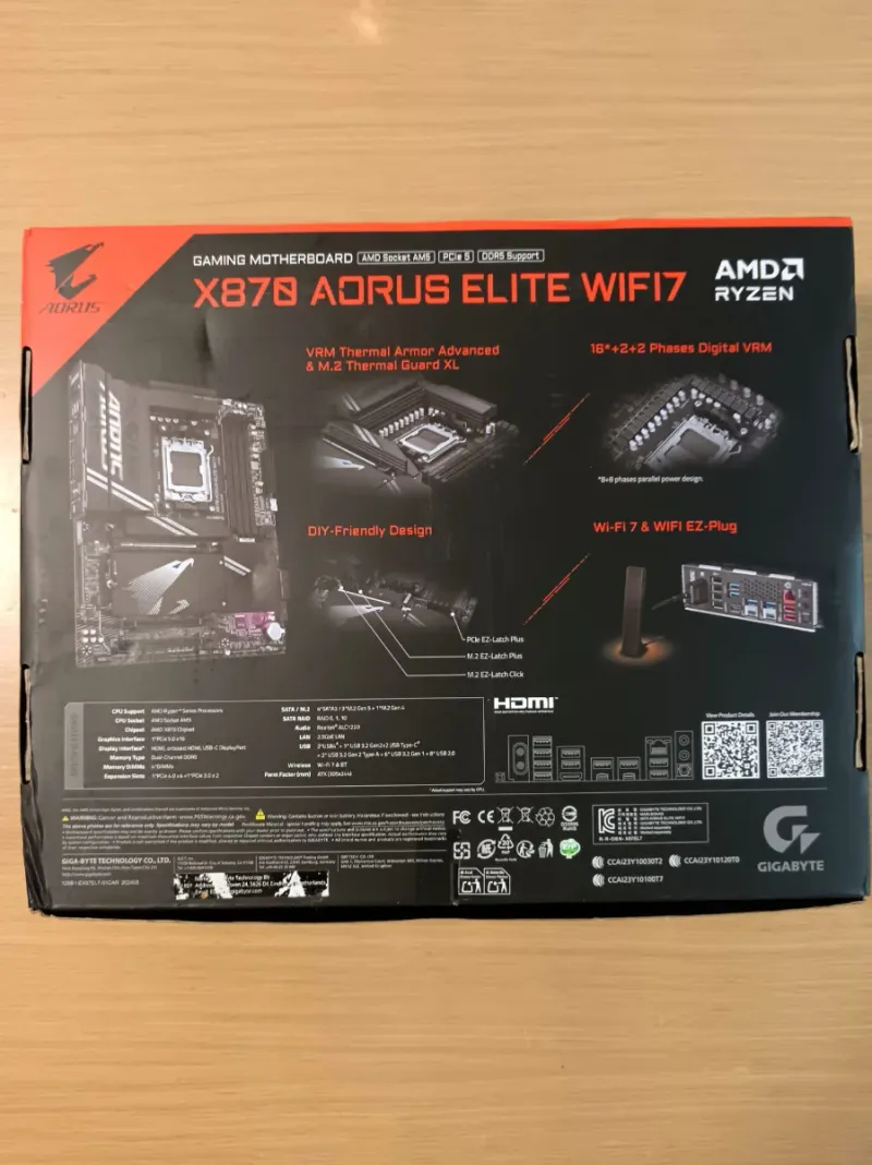 AORUS X870 ELITE WIFI7 afbeelding 3