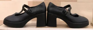 Zapatos de piel negros PAYMA mujer