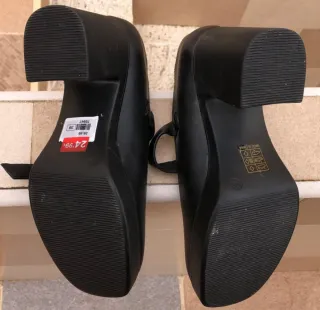 Zapatos de piel negros PAYMA mujer