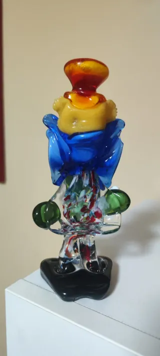 Pagliaccio in vetro di Murano