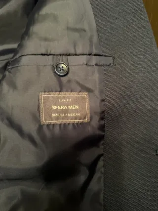 Chaqueta americana azul marino Esfera T54