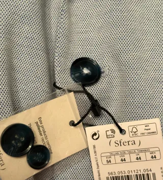 Chaqueta americana azul claro Esfera T54