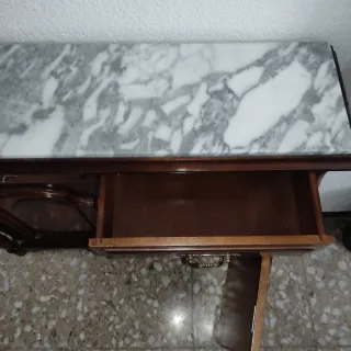 Aparador vintage mármol y madera de calidad