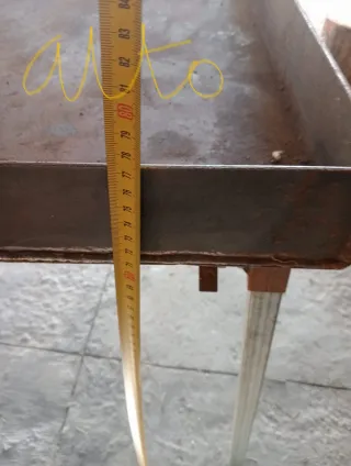 Barbacoa desmontable metal,parrilla de inox