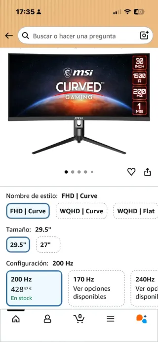 Monitor MSI Optix MAG301CR2