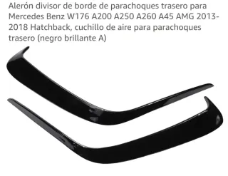 Alerones Parachoques Trasero Mercedes W176