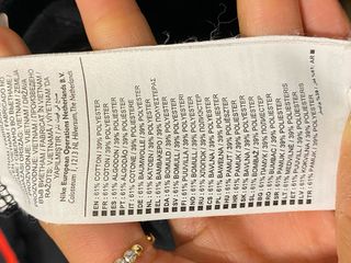 Felpa Air Jordan con cappuccio e zip Nera M