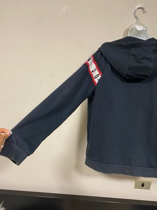 Felpa Air Jordan con cappuccio e zip Nera M