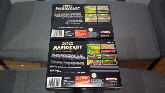 Super Mario Kart - Super Nintendo PAL España ERBE