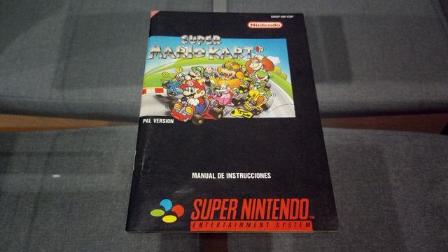 Super Mario Kart - Super Nintendo PAL España ERBE