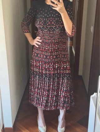 Vestido Adolfo Dominguez estampado