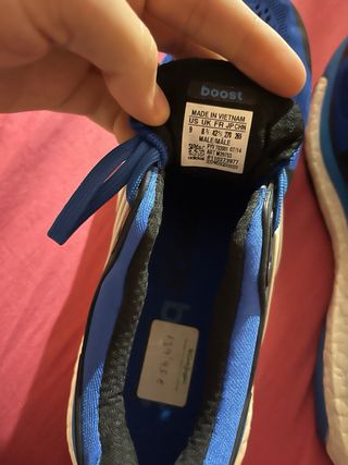 Zapatillas Adidas Boost Negras y Azules