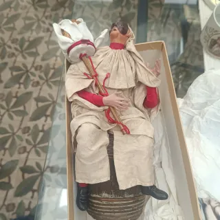 Statua Pulcinella Maestro Ferrigno Vintage