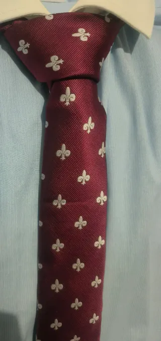 Conjunto Corbata, Tirantes y Gemelos Flor de Lis