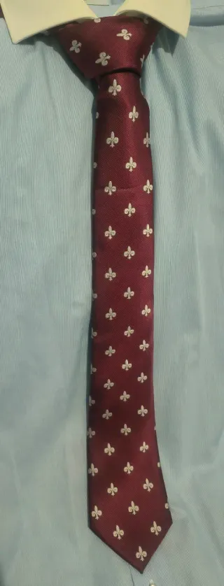 Conjunto Corbata, Tirantes y Gemelos Flor de Lis