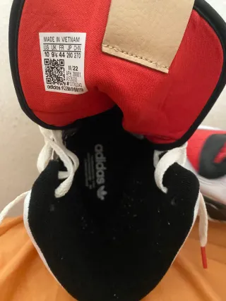 Adidas Rivalry Hi Rojas Blancas Talla 42