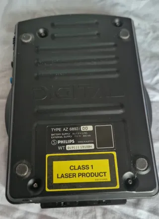 Reproductor CD Philips AZ 6892 Diskman completo
