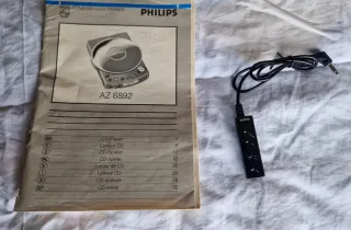 Reproductor CD Philips AZ 6892 Diskman completo