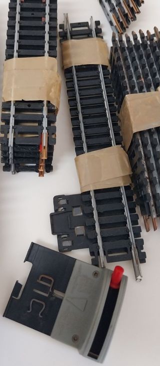 Conjunto de material de modelismo ferroviário Lima