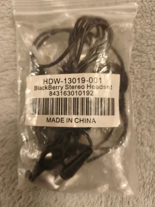 Auriculares BlackBerry 2.5mm HDW-13019-001