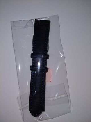 Pulsera de reloj de cuero marrón