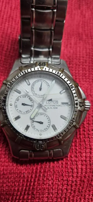 Reloj Lotus Quartz 15000 Acero Inoxidable