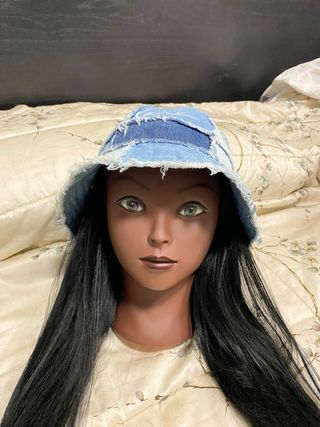 Cappello da pescatore Denim Patchwork -Karl Kani