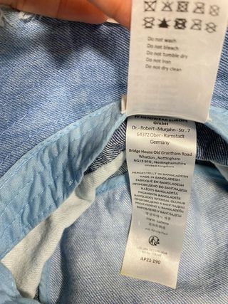 Cappello da pescatore Denim Patchwork -Karl Kani