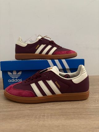 Adidas Samba Marrón/Rojo