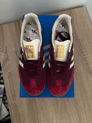 Adidas Samba Marrón/Rojo