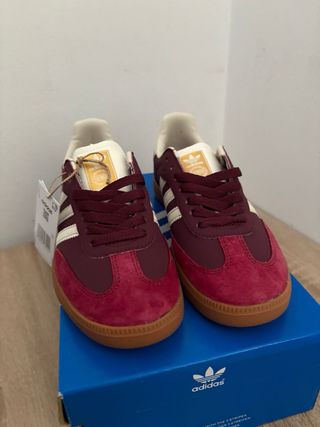 Adidas Samba Marrón/Rojo