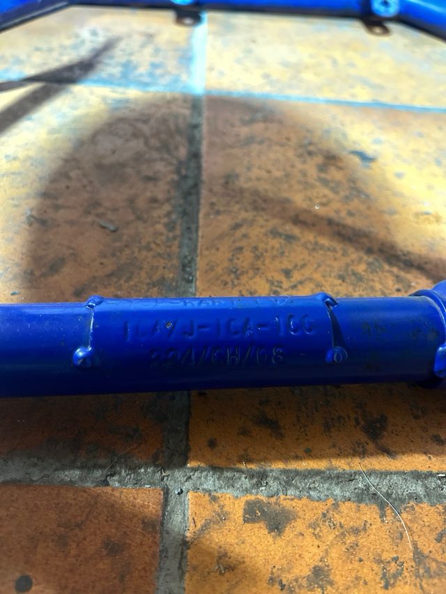 Chasis Kart Top Kart Azul y Amarillo