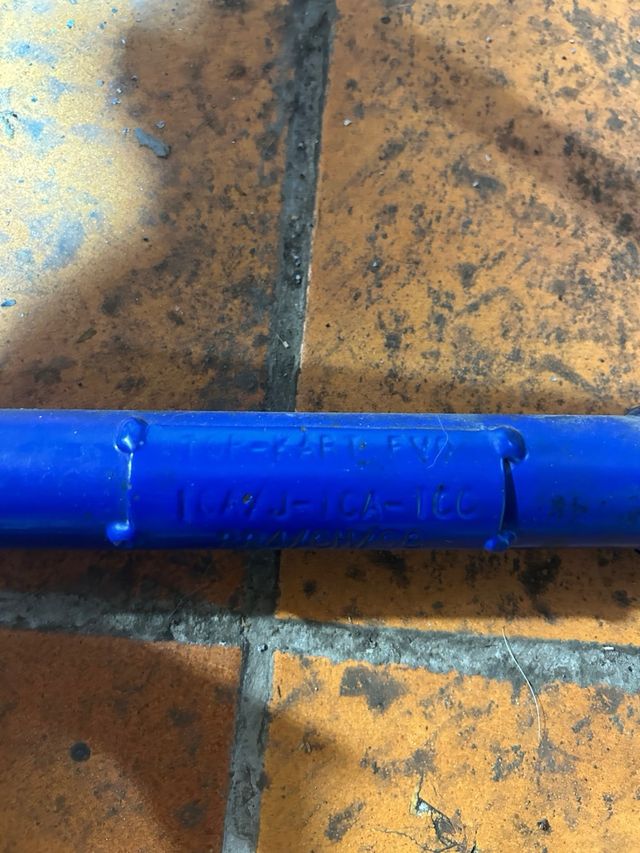 Chasis Kart Top Kart Azul y Amarillo