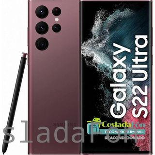 Samsung Galaxy S22 Ultra 5G S908B/DS 128GB Burgundy (Burdeo