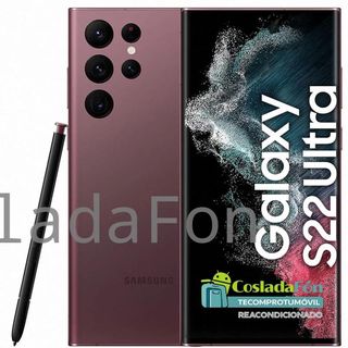 Samsung Galaxy S22 Ultra 5G S908/DS 256GB Burgundy (Burdeo