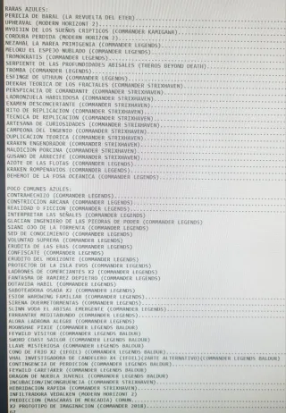 398 Cartas COMMANDER Magic The Gathering