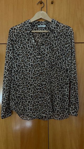 Blusa manga larga estampado print “Stradivarius”