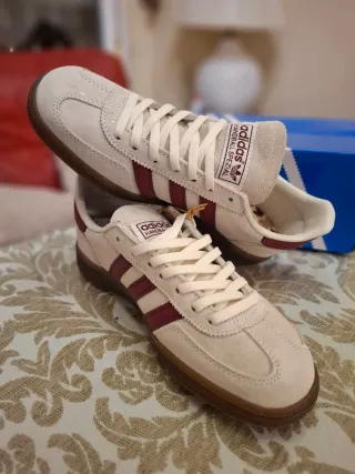 Zapatillas Adidas Handball Spezial Beige/Rojo