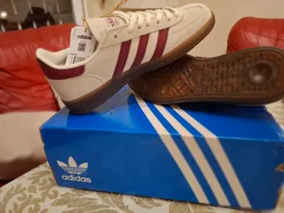 Zapatillas Adidas Handball Spezial Beige/Rojo
