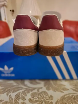 Zapatillas Adidas Handball Spezial Beige/Rojo