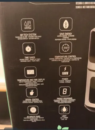 Freidora Aire 6.5L -NUEVA- Air Fryer