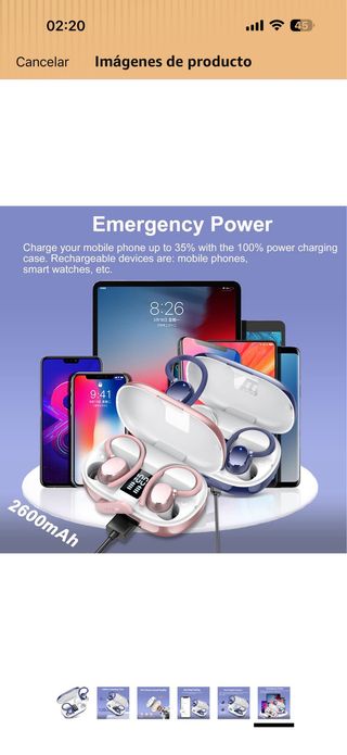 Auriculares Inalámbricos Deportivos, 2026 Nuevo Bl