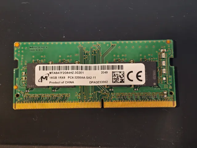 Memoria RAM Micron 16GB DDR4 3200MHz