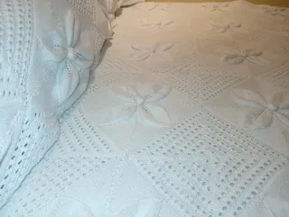 Colcha ganchillo hecha a mano Cama 120