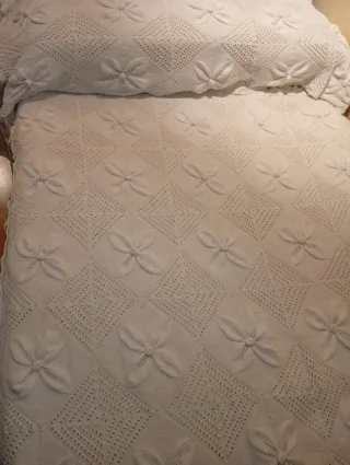 Colcha ganchillo hecha a mano Cama 120