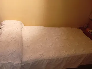 Colcha ganchillo hecha a mano Cama 120