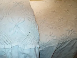 Colcha ganchillo hecha a mano Cama 120