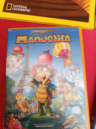 Conjunto de libro infantiles y DVD infantiles