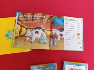 Conjunto de libro infantiles y DVD infantiles