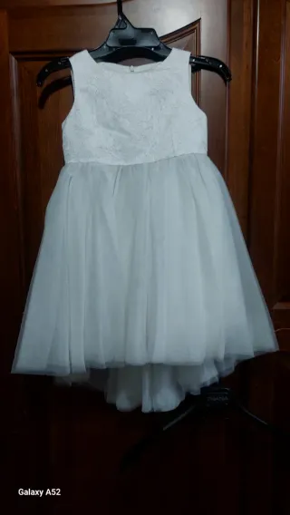 Vestitino damigella bianco elegante